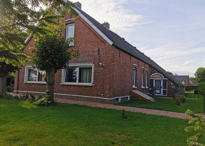 1 Nordsee Gulfhof Dornum - Mit Grossem Garten Daire