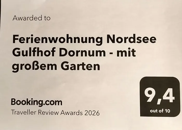 Nordsee Gulfhof Dornum - Mit Großem Garten *